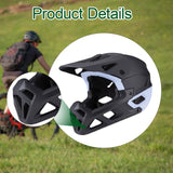 Maxbell Full Face Bike Helmet Adjustable Head Protective Bicycle Helmet Black Blue