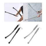 Maxbell Battle Ropes for Adults Heavy Ropes for Sports Strength Training Working Out Black