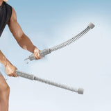 Maxbell Battle Ropes for Adults Heavy Ropes for Sports Strength Training Working Out Gray