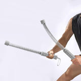 Maxbell Battle Ropes for Adults Heavy Ropes for Sports Strength Training Working Out Gray