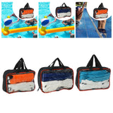 Maxbell Pool Volleyball Net Mesh Net Training Net for Park Lawn Outdoor Activities Orange