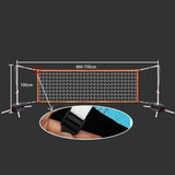 Maxbell Pool Volleyball Net Mesh Net Training Net for Park Lawn Outdoor Activities Orange