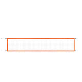 Maxbell Pool Volleyball Net Mesh Net Training Net for Park Lawn Outdoor Activities Orange