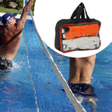 Maxbell Pool Volleyball Net Mesh Net Training Net for Park Lawn Outdoor Activities Orange