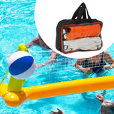 Maxbell Pool Volleyball Net Mesh Net Training Net for Park Lawn Outdoor Activities Orange