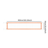 Maxbell Pool Volleyball Net Mesh Net Training Net for Park Lawn Outdoor Activities Orange