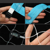Maxbell Pool Volleyball Net Mesh Net Training Net for Park Lawn Outdoor Activities Light Blue