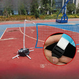 Maxbell Pool Volleyball Net Mesh Net Training Net for Park Lawn Outdoor Activities Light Blue