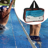 Maxbell Pool Volleyball Net Mesh Net Training Net for Park Lawn Outdoor Activities Light Blue