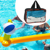 Maxbell Pool Volleyball Net Mesh Net Training Net for Park Lawn Outdoor Activities Light Blue