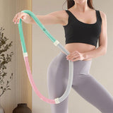 Maxbell Weighted Fitness Hoop PVC Training Abdomen Fitness Circles for Gym Men Women