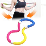 Maxbell Folding Fitness Hula Hoop Spring Design Adjustable for Women Men Pilate Yoga for 45kg to 90kg