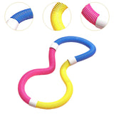 Maxbell Folding Fitness Hula Hoop Spring Design Adjustable for Women Men Pilate Yoga for 30kg to 45kg