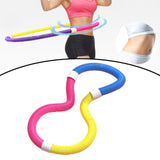 Maxbell Folding Fitness Hula Hoop Spring Design Adjustable for Women Men Pilate Yoga for 30kg to 45kg