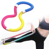 Maxbell Folding Fitness Hula Hoop Spring Design Adjustable for Women Men Pilate Yoga for 30kg to 45kg