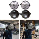 Maxbell Soft Medicine Ball PU Leather for Core Strength Cross Training Weightlifting Silver 1 KG