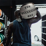 Maxbell Soft Medicine Ball PU Leather for Core Strength Cross Training Weightlifting Black 2 KG