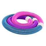 Maxbell Weighted Fitness Hoop PVC Foldable Abdomen Fitness Circles for Men Women Gym Pink Purple Blue