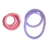 Maxbell Folding Fitness Hoop Accessory Portable Weighted for Traveling Pilate Pink