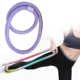 Maxbell Folding Fitness Hoop Accessory Portable Weighted for Traveling Pilate Purple