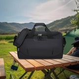 Maxbell Travel Duffle Gym Bag Oxford Cloth Sports Fitness Bag for Weekend Beach Black