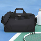 Maxbell Travel Duffle Gym Bag Oxford Cloth Sports Fitness Bag for Weekend Beach Black