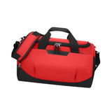 Maxbell Travel Duffle Gym Bag Oxford Cloth Sports Fitness Bag for Weekend Beach Red