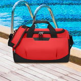 Maxbell Travel Duffle Gym Bag Oxford Cloth Sports Fitness Bag for Weekend Beach Red