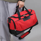 Maxbell Travel Duffle Gym Bag Oxford Cloth Sports Fitness Bag for Weekend Beach Red
