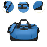 Maxbell Travel Duffle Gym Bag Oxford Cloth Sports Fitness Bag for Weekend Beach Sky Blue