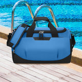 Maxbell Travel Duffle Gym Bag Oxford Cloth Sports Fitness Bag for Weekend Beach Sky Blue