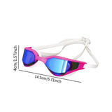 Maxbell Swimming Goggles Clear View Anti Fog Swimming Glasses for Adults Beach Women