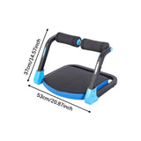 Maxbell Ab Machine Portable Foldable Automatic Spring Back for Adults Sit up Machine blue