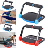 Maxbell Ab Machine Portable Foldable Automatic Spring Back for Adults Sit up Machine blue