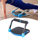 Maxbell Ab Machine Portable Foldable Automatic Spring Back for Adults Sit up Machine blue