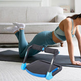 Maxbell Ab Machine Portable Foldable Automatic Spring Back for Adults Sit up Machine blue