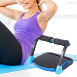 Maxbell Ab Machine Portable Foldable Automatic Spring Back for Adults Sit up Machine blue