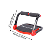 Maxbell Ab Machine Portable Foldable Automatic Spring Back for Adults Sit up Machine red
