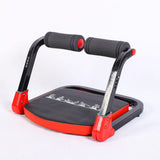Maxbell Ab Machine Portable Foldable Automatic Spring Back for Adults Sit up Machine red