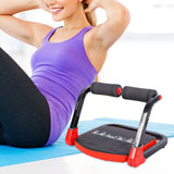 Maxbell Ab Machine Portable Foldable Automatic Spring Back for Adults Sit up Machine red