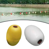 Maxbell Kayak Anchor Float Buoy Olive Shaped Portable Rope Ball for Marine Pool Dock Yellow