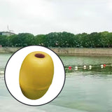 Maxbell Kayak Anchor Float Buoy Olive Shaped Portable Rope Ball for Marine Pool Dock Yellow
