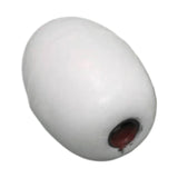 Maxbell Kayak Anchor Float Buoy Olive Shaped Portable Rope Ball for Marine Pool Dock White