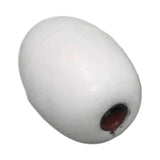 Maxbell Kayak Anchor Float Buoy Olive Shaped Portable Rope Ball for Marine Pool Dock White