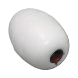 Maxbell Kayak Anchor Float Buoy Olive Shaped Portable Rope Ball for Marine Pool Dock White