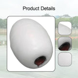 Maxbell Kayak Anchor Float Buoy Olive Shaped Portable Rope Ball for Marine Pool Dock White