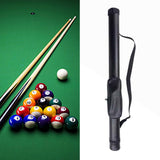 Maxbell Pool Cue Case Storage Box Adjustable Strap 1/2 Billiard Sticks Carrying Case