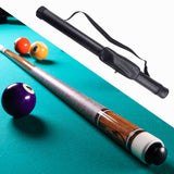 Maxbell Pool Cue Case Storage Box Adjustable Strap 1/2 Billiard Sticks Carrying Case
