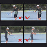 Maxbell Tennis Swing Training Aid Professional Portable for Beginners Auxiliary Tool