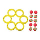 Maxbell Pool Toss Game Lightweight Foam Float Ring for Party Summer Fun Water Sports 10 balls